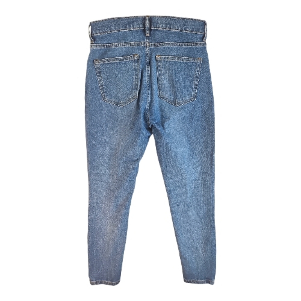 Everlane Jeans Size 28 Blue Slim Straight Leg High Rise Ankle Jeans - Picture 7 of 8